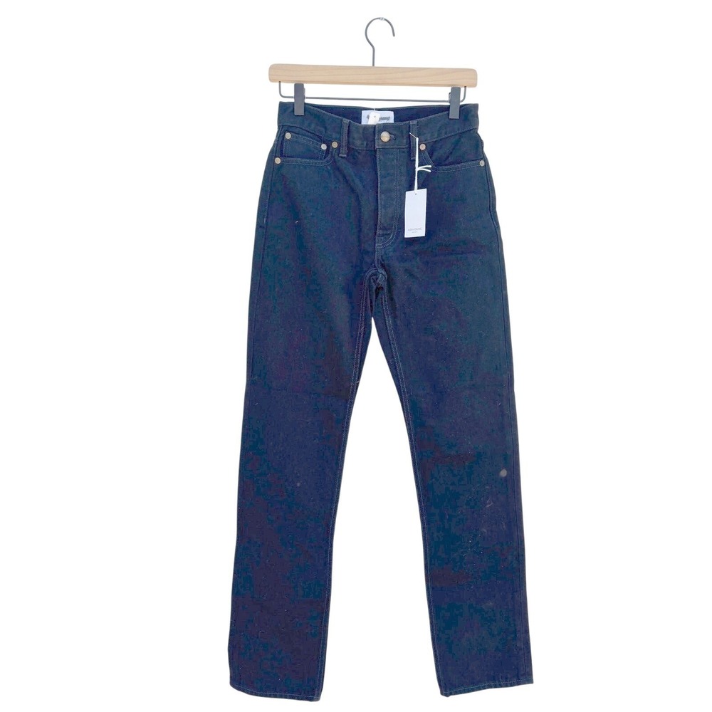 NWT Alexa Chung x Madewell Black Straight‎ Leg Black Jeans, Size 23 Long
